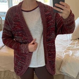 Tribal Design Knit Cardigan